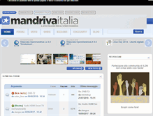 Tablet Screenshot of mandrakeitalia.org